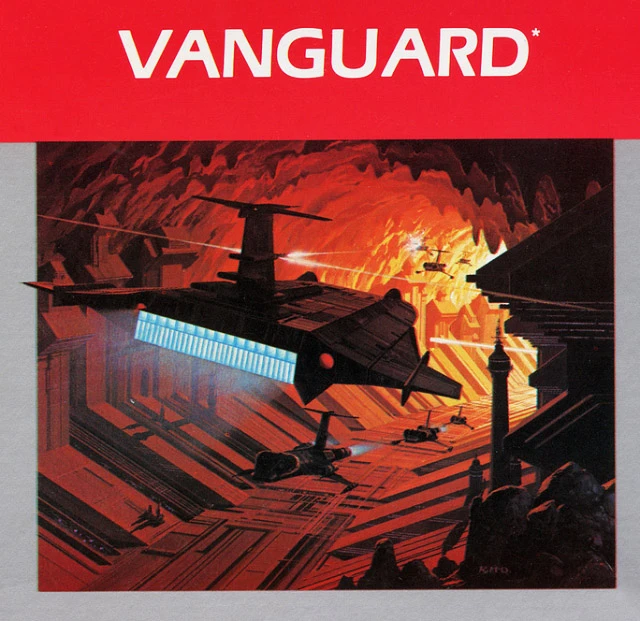 Vanguard Atari 2600 art