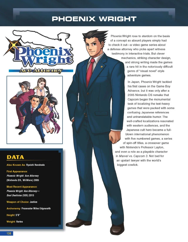 Capcom Encyclopedia Phoenix Wright
