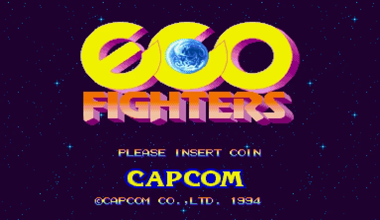 Eco Fighters tela título