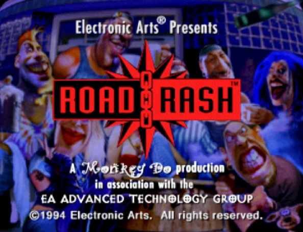 Road Rash tela-título 3DO