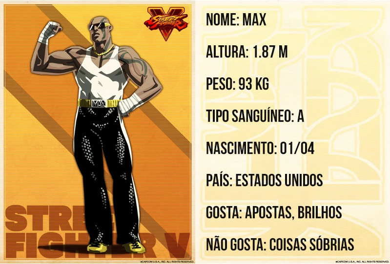 street fighter max bio