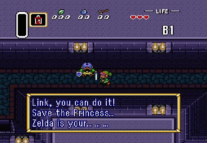 Tio de Link em A Link to the Past