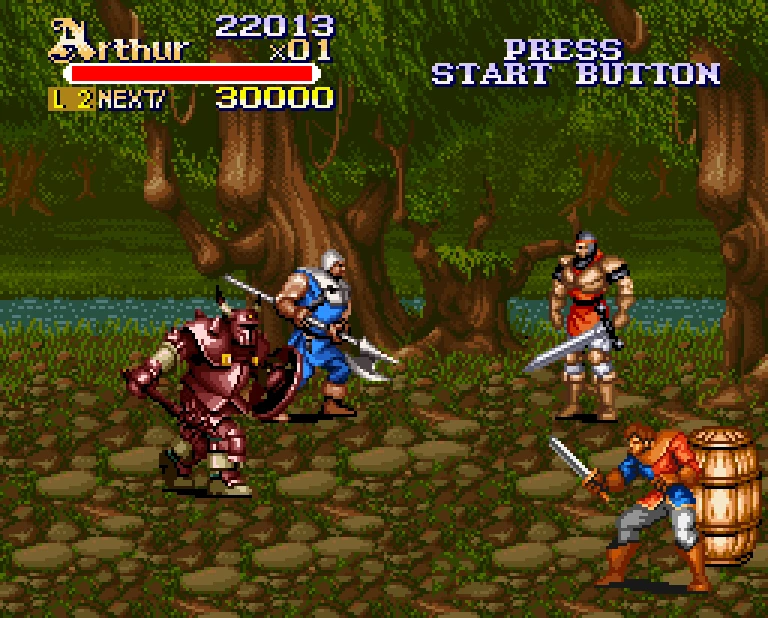 Knights of the Round SNES screenshot