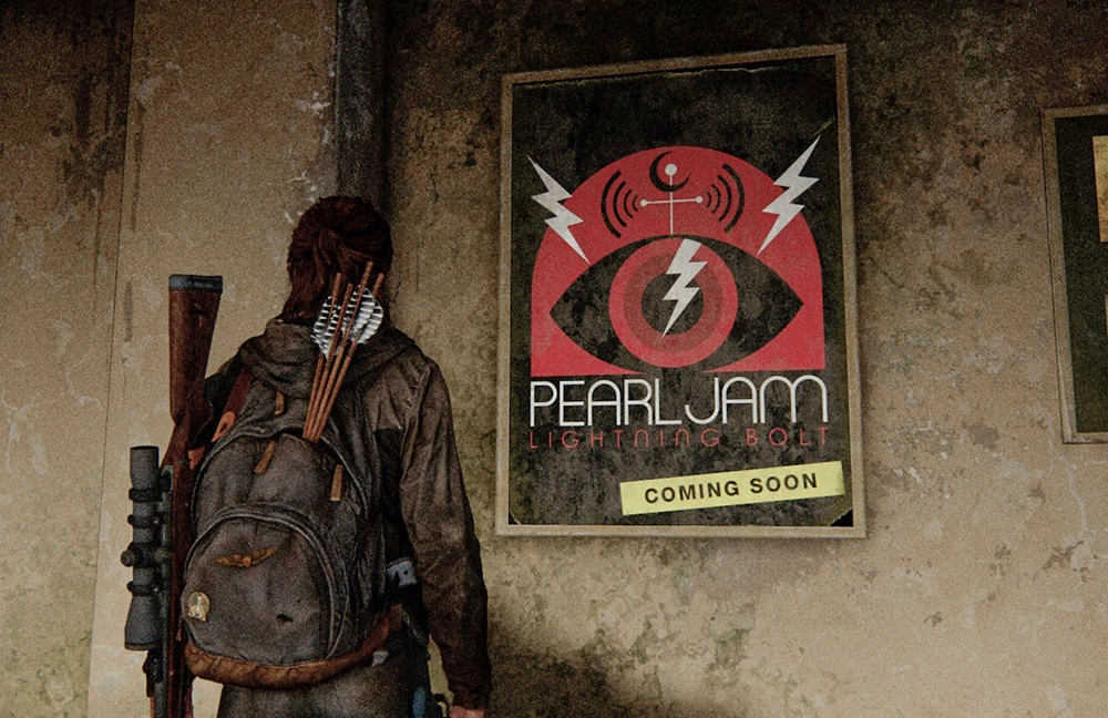 the last of us part ii pearl jam poster