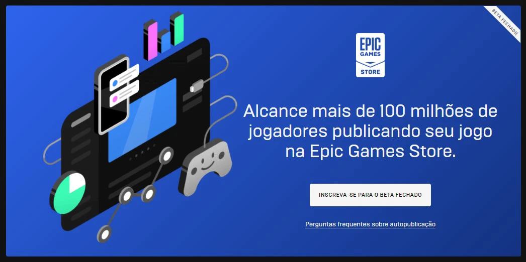 epic beta fechado publicar games