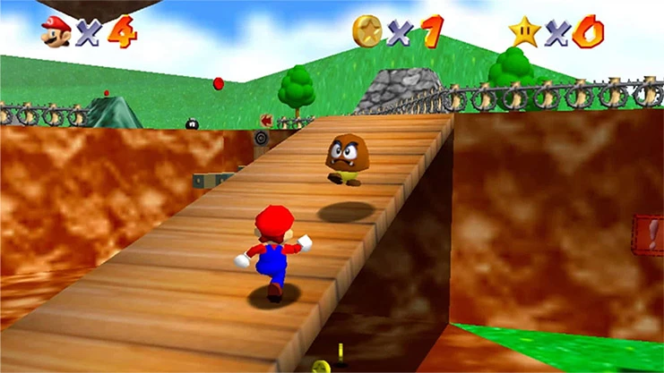 cena de Super Mario 64