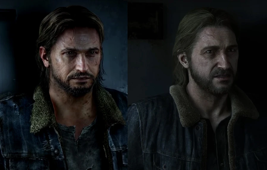 tommy last of us 1 e remake comparativo