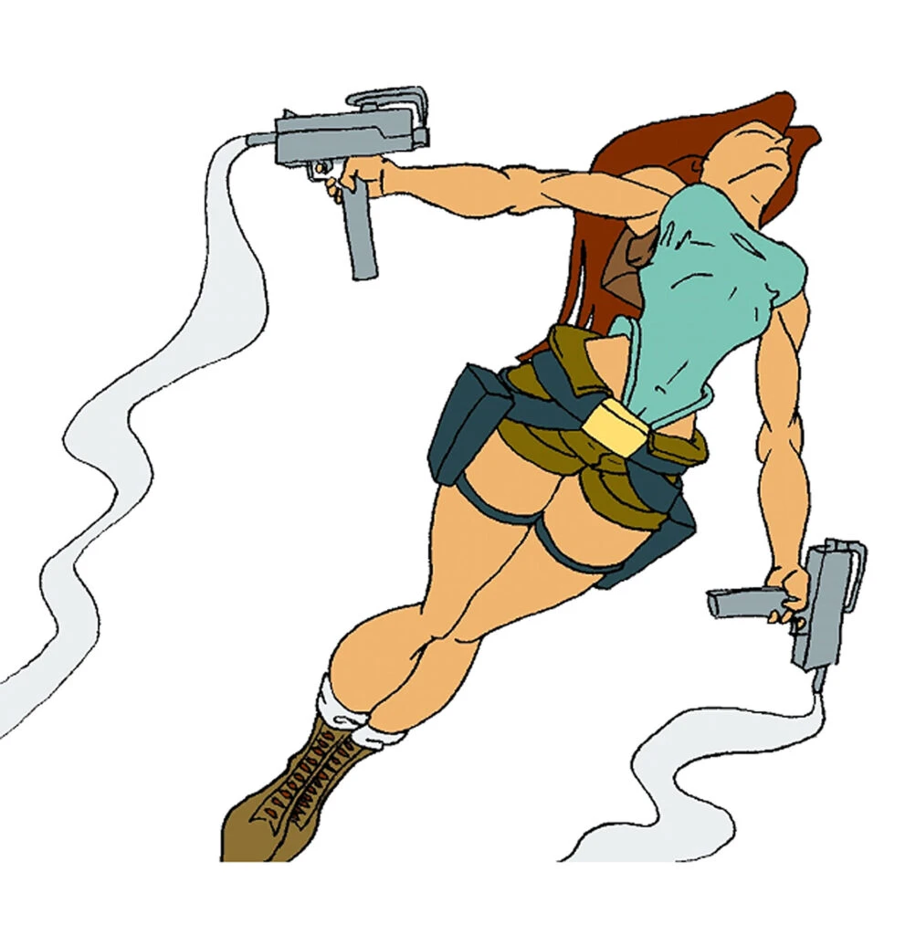 Concept art de Lara Croft